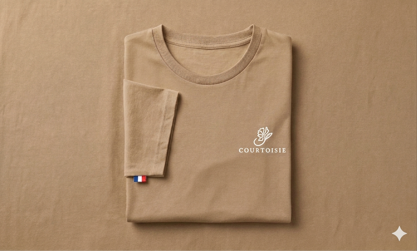 T-Shirt Descarte Marron